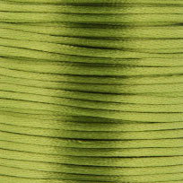 Satijnkoord 3 mm 012 linde groen - Kumihimo 5 mtr 