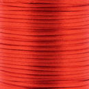 Satijnkoord 3 mm 025 rood - Kumihimo (5 mtr)