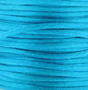 Satijnkoord 3 mm 001 aqua - Kumihimo (5 mtr)