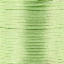 Satijnkoord 3 mm 014 pastel groen - Kumihimo 5 mtr 