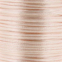 Satijnkoord 3 mm 017 zalm - Kumihimo 5 mtr 