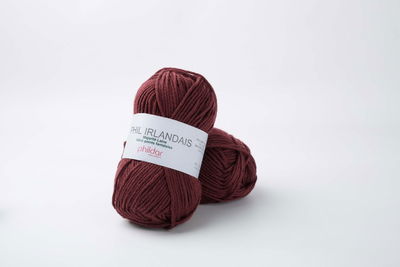 Phildar Phil Irlandais Grenat op=op 