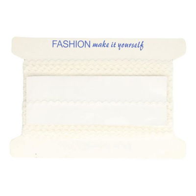 Zigzagband 4 mm ecru op=op 