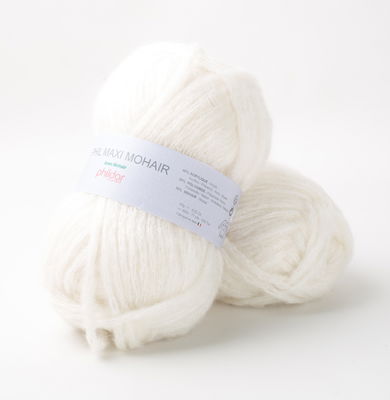 Phildar Phil Maxi Mohair Ecru op=op uit collectie 