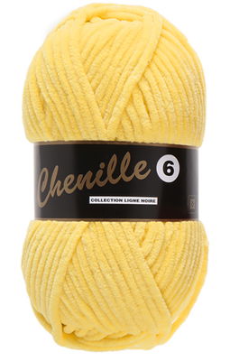 Lammy Yarns Chenille 6 - 510 geel