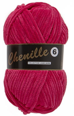 Lammy Yarns Chenille 6 - 020 framboos