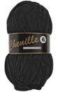Lammy Yarns Chenille 6 - 001 zwart