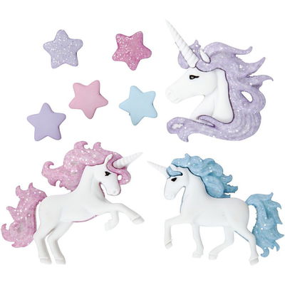 Knoop eenhoorn en sterren op=op 