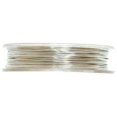 Gütermann Sieradendraad 0,6 mm - verzilverd