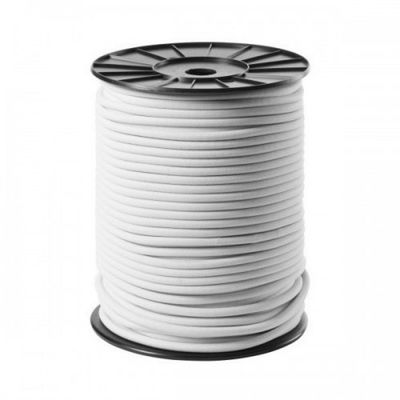 Elastiek koord 4 mm - wit 1 meter 