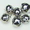 Belletje 6 mm zilverkleur 10 stuks 