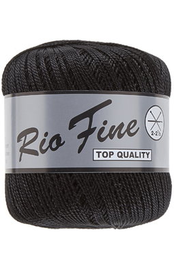 Lammy Yarns Rio Fine 001 zwart op=op uit collectie 