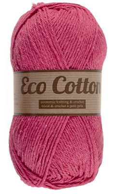 Lammy Yarns Eco Cotton 020 fuchsia op=op uit collectie 