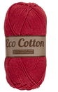 Lammy Yarns Eco Cotton 043 rood (op=op uit collectie)