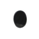 Ogen 35 mm Ovaal zwart (2 paar)