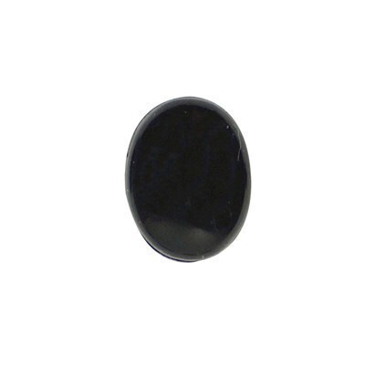 Ogen 35 mm Ovaal zwart 2 paar 