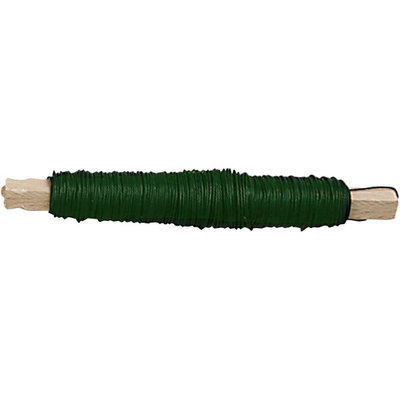 Bloemendraad 0,60 mm groen 30 meter 