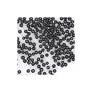 Glasparels 8 mm zwart (ca 50 stuks)