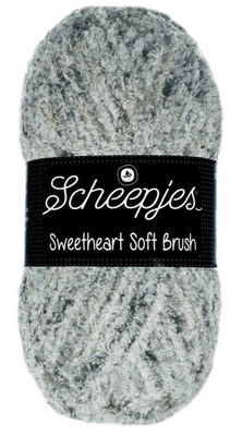 Scheepjes sweetheart soft brush - 528 grijs gemeleerd
