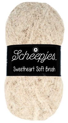 Scheepjes sweetheart soft brush - 529 beige gemeleerd op=op 