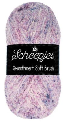 Scheepjes sweetheart soft brush - 533 lila gemeleerd