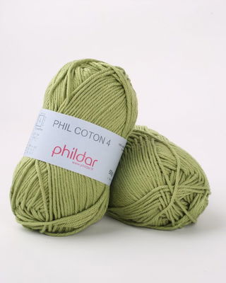 Phildar Phil Coton 4 Feuille - fris groen op=op uit collectie 