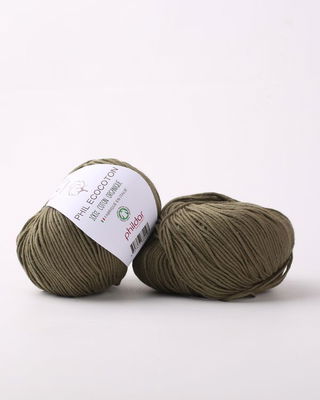Phildar Phil Ecocoton Army op=op uit collectie 