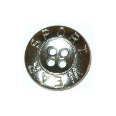 Knoop 15 mm metaal - sport