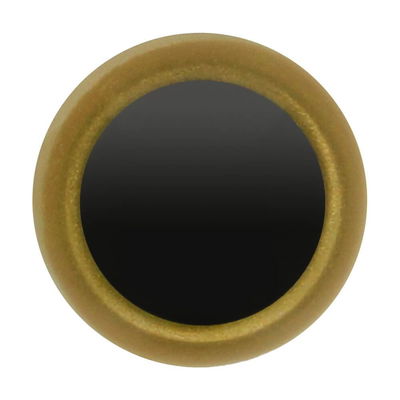 Ogen 18 mm goud 1 paar 