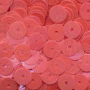 Pailletten 6 mm - rood rose
