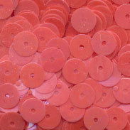 Pailletten 6 mm - rood rose