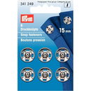 Prym Drukknoop 15 mm nickel (6 stuks)