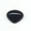Neus 21 mm rond zwart (1 stuks)