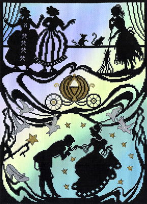 Borduurpakket sprookje - Assepoester