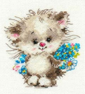 Borduurpakket dieren - For my pussycat 0-126