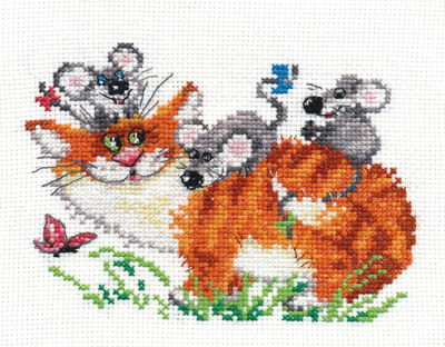 Borduurpakket dieren - fun walk 0-83