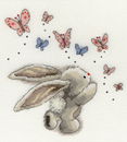 Borduurpakket dieren - Bebunni butterfly