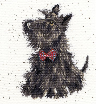 Borduurpakket hond - Hannah Dale Scottie