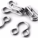 Haak en oog no.9 - messing (12 stuks) 261457