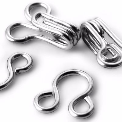 Haak en oog no.9 - messing 12 stuks 261457