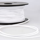 Elastiek koord 1 mm - wit (5 meter)