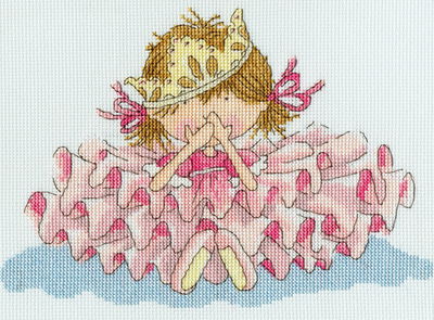 Borduurpakket meisje - all fall down