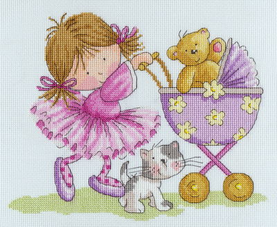 Borduurpakket meisje - ted s outing