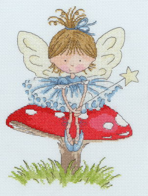 Borduurpakket meisje - wishful thinking