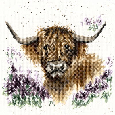 Borduurpakket dieren - Hannah Dale Highland Heathers