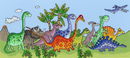 Borduurpakket dieren - dinosauri fun - BTXJR22
