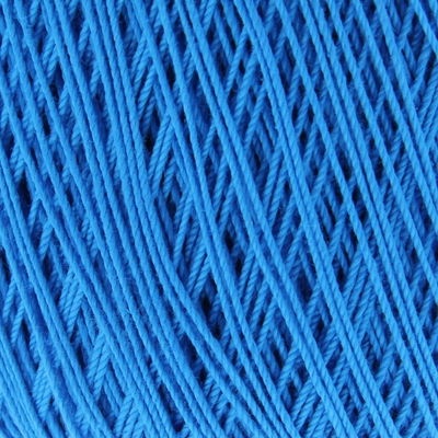 Lammy Yarns Coton crochet NO 10 - 457 helder blauw