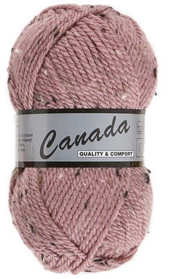 Lammy Yarns Canada tweed 485 oud roze
