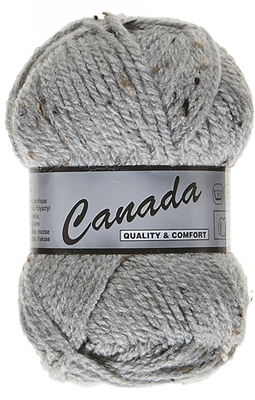Lammy Yarns Canada tweed 420 licht grijs
