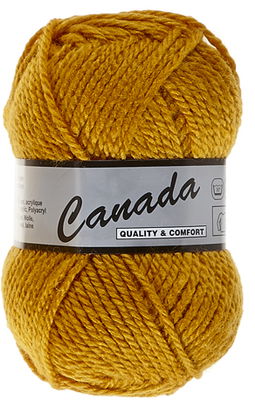 Lammy Yarns Canada 350 oker geel
